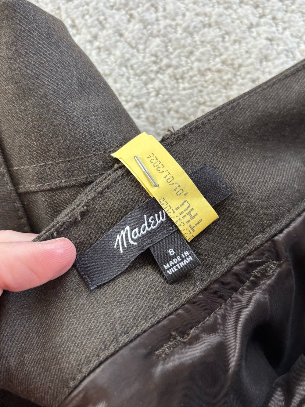 Madewell brown Pleated Midi Skirt - Picture 5 of 8